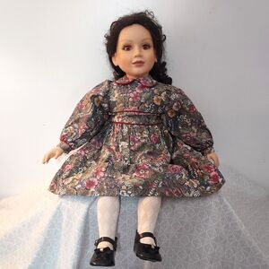 Vintage My Twinn Doll 23" Brown Hair Reddish Eyes 1996 Denver White Body